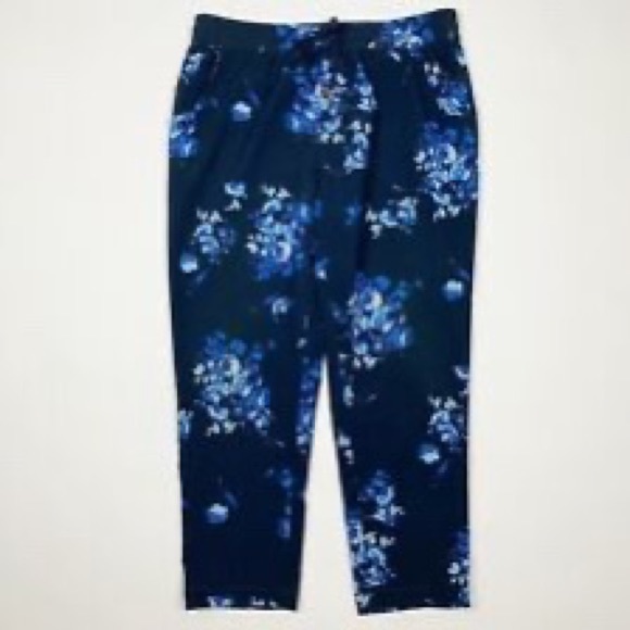 Coldwater Creek tapered leg drawstring pants - Picture 1 of 13